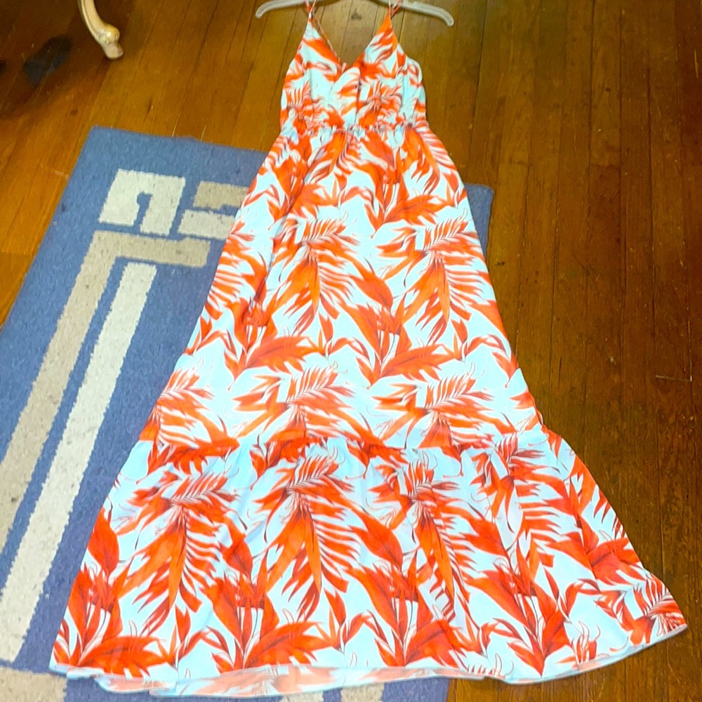 H&M Long Floral Maxi Dress